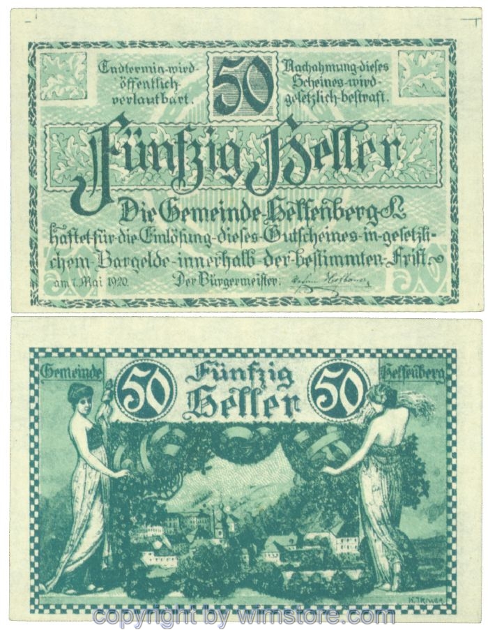 Helfenberg, J00363b, 50 Heller; 1