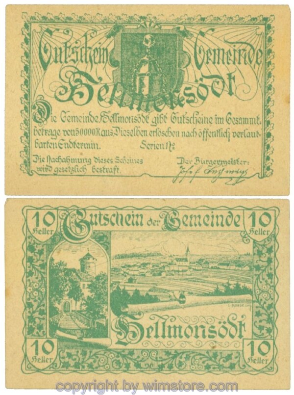 Hellmonsödt, J00364a, 10 Heller; 1-