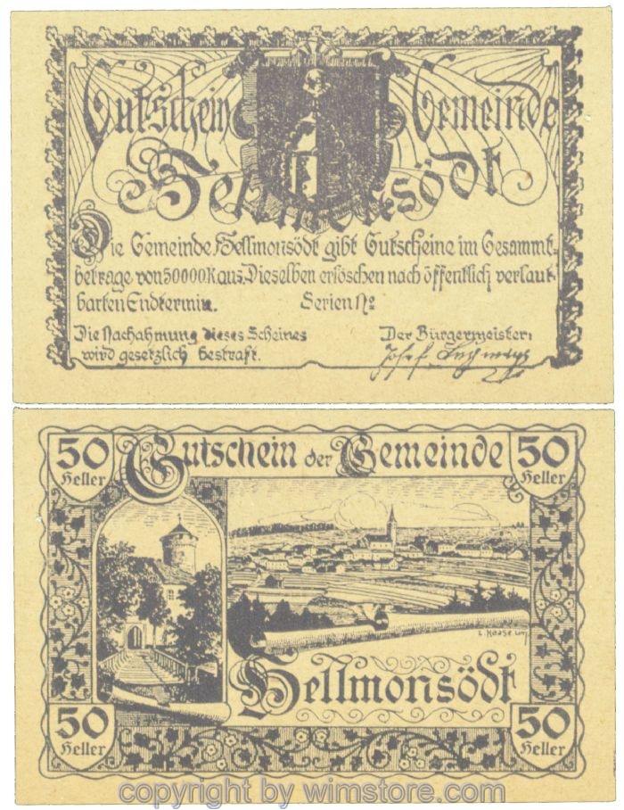 Hellmonsödt, J00364a, 50 Heller; 1-