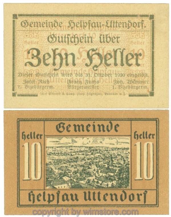 Helpfau-Uttendorf, J00365Ia7, 10 Heller; 1