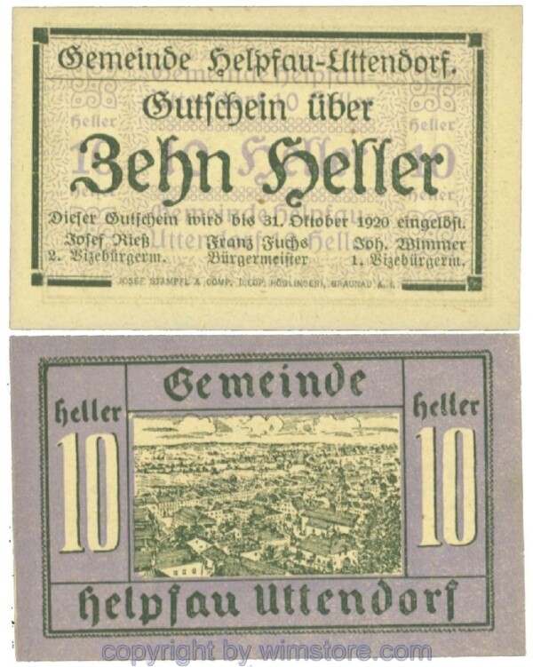 Helpfau-Uttendorf, J00365Ib6, 10 Heller; 1