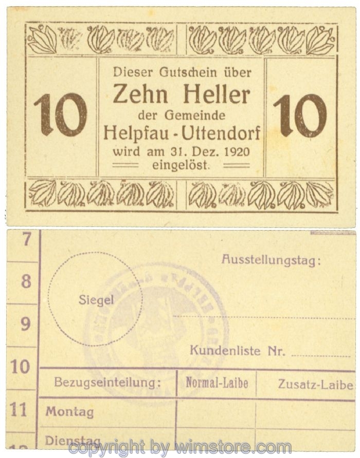 Helpfau-Uttendorf, J00365II35, 10 Heller; 1