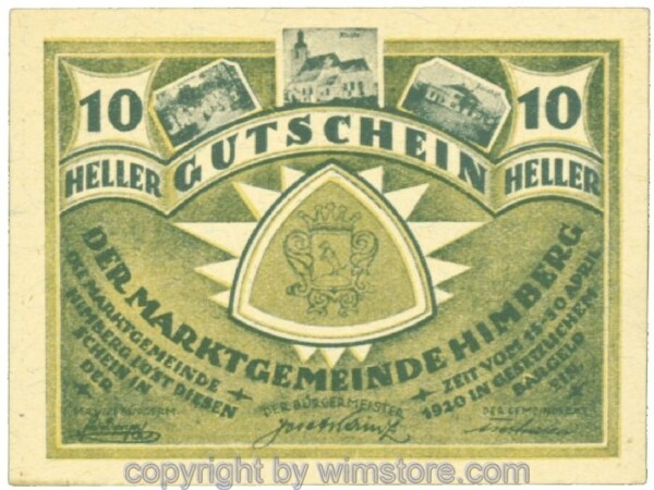 sn106656 Himberg, J00374a, 10 Heller;