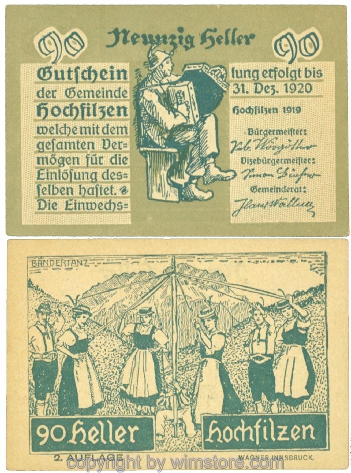 Hochfilzen, J00382b, 90 Heller; 1