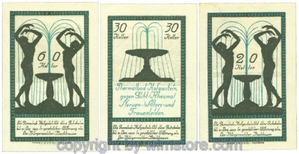 Hofgastein, J00384Ia, Serie 20, 30, 60 Heller; -1