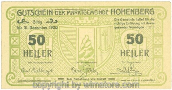 Hohenberg, J003IIa, 50 Heller; I