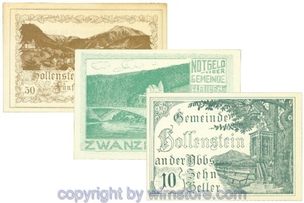Hollenstein, J00395a, Serie 10, 20, 50 Heller; I