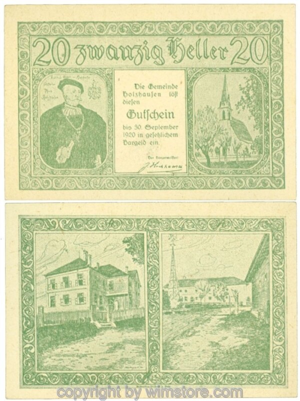 Holzhausen, J00396a, 20 Heller; 1