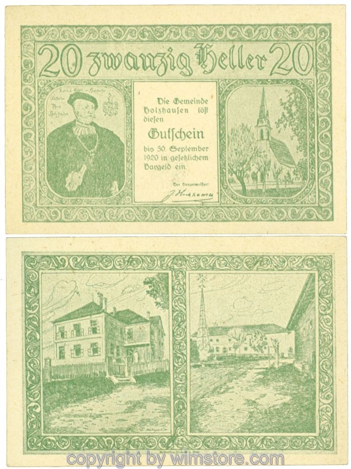 Holzhausen, J00396a, 20 Heller; 1