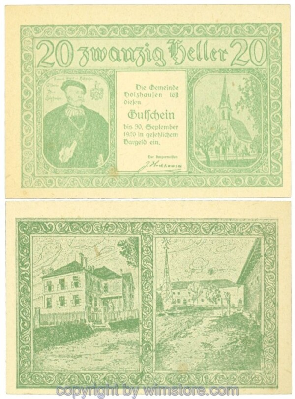Holzhausen, J00396a, 20 Heller; 1