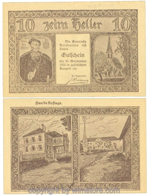 Holzhausen, J00396b, 10 Heller; 1