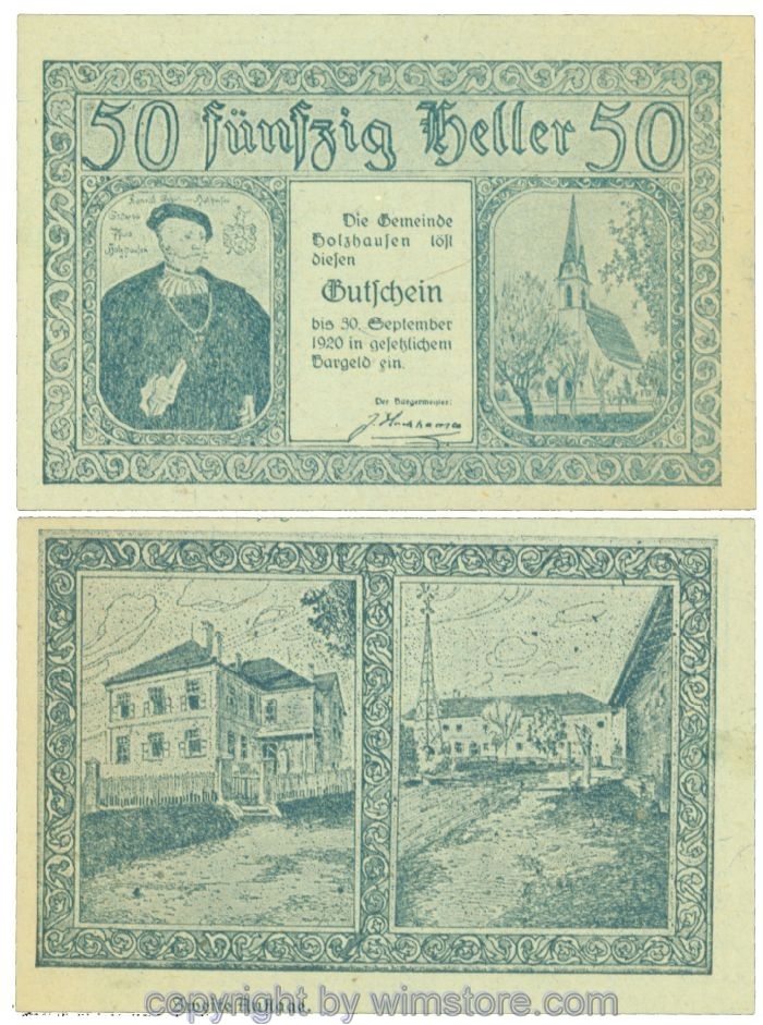 Holzhausen, J00396b, 50 Heller; 1