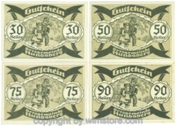 Hundsberg, J00402SIIa, Serie 30, 50, 75, 90 Heller; 1
