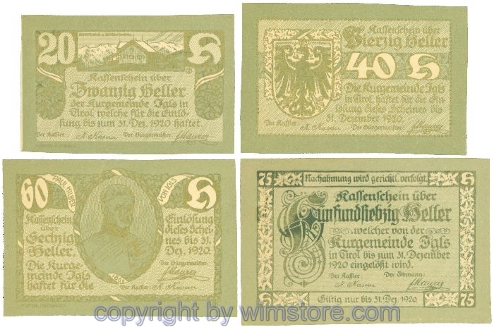 sn107100 Igls, J00403Sa, Serie 20, 40, 60, 75 Heller; 1