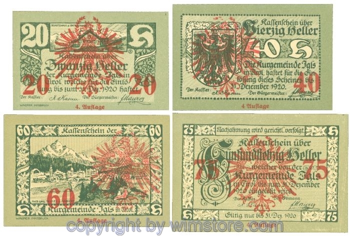 sn107112 Igls, J00403Sd, Serie 20, 40, 60, 75 Heller; 1