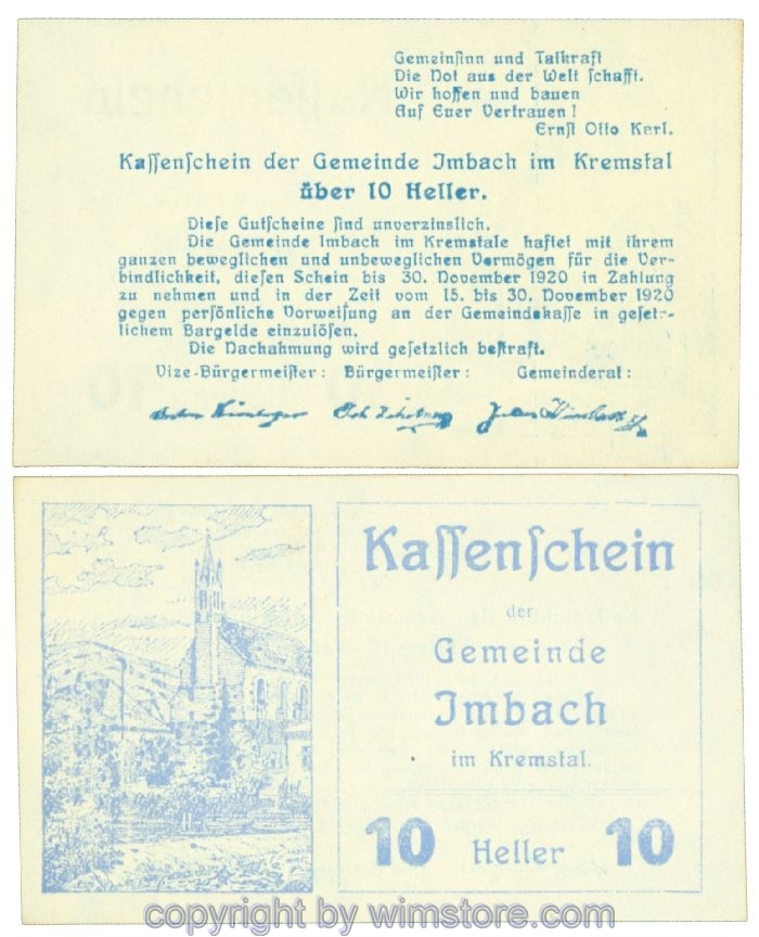 Imbach, J00404IAa, 10 Heller; I