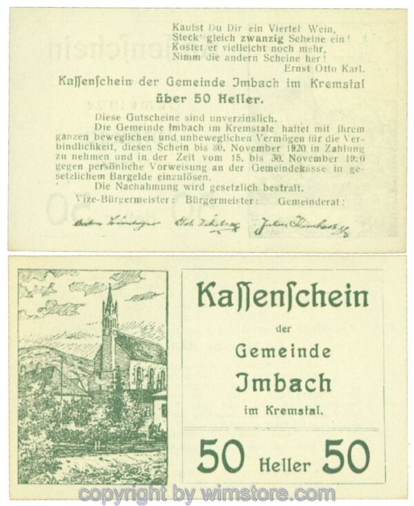 Imbach, J00404IAc, 50 Heller; I