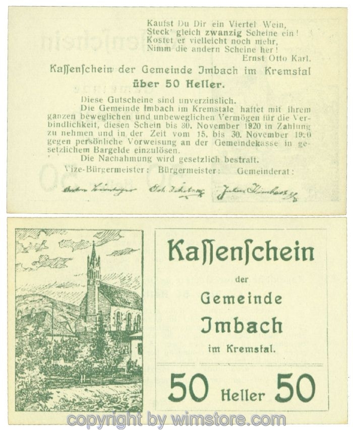 Imbach, J00404IAc, 50 Heller; I