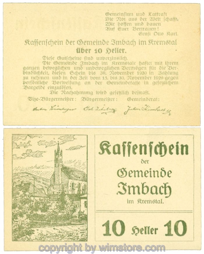 Imbach, J00404IBa2, 10 Heller; I