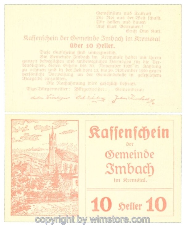 Imbach, J00404IBb2, 10 Heller; I