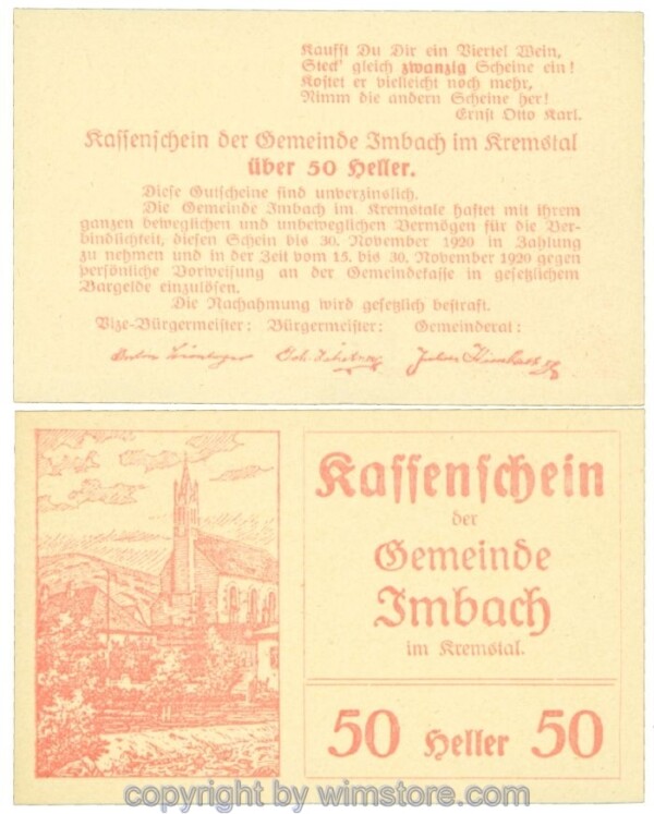 Imbach, J00404IBb, 50 Heller; I