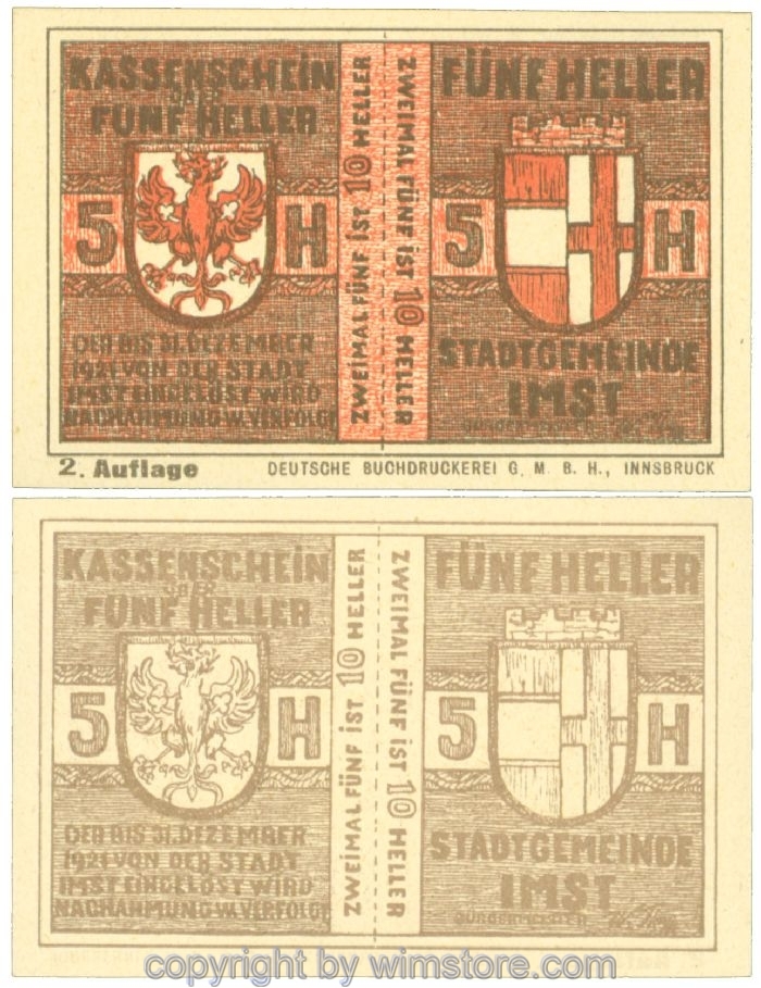 sn107147 Imst, J00405b, 5+5 Heller; 1