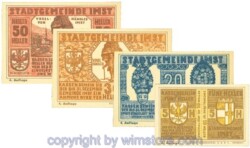 Imst, J00405d, Serie 5+5, 20, 30, 50 Heller; 1