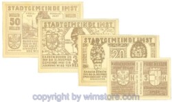 Imst, J00405d, Serie 5+5, 20, 30, 50 Heller; 1