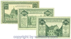 Innerstein, J00406, Serie 10, 20, 50 Heller; 1