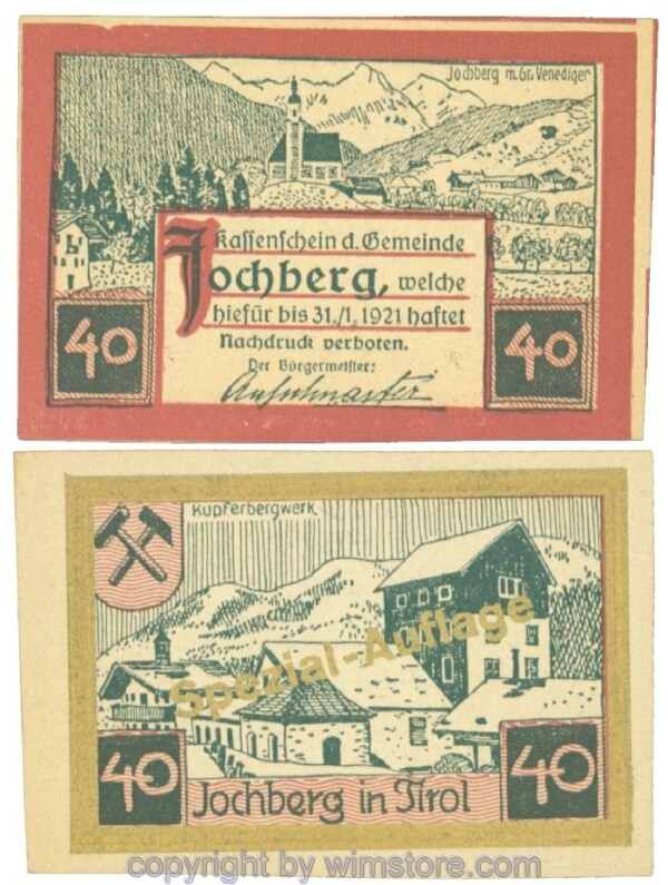 Jochberg, J00419Sd, 40 Heller; 1