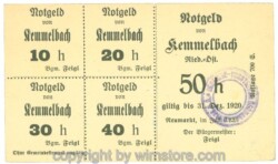 Kemmelbach, J00433SId, Serie 10, 20, 30, 40, 50 Heller; I