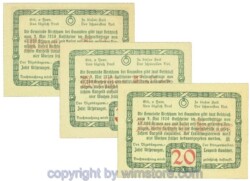 Kirchham, J00446Ia, Serie 20, 30, 50 Heller; 1