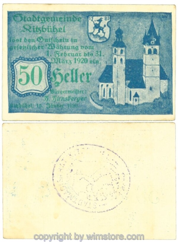 Kitzbühel, J00449IIIb, 50 Heller; 1