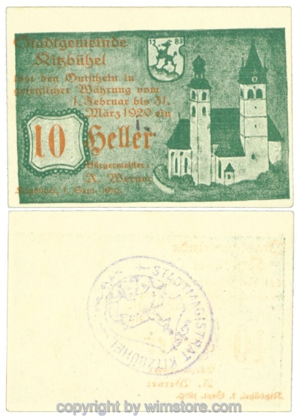 Kitzbühel, J00449IIIc, 10 Heller; 1