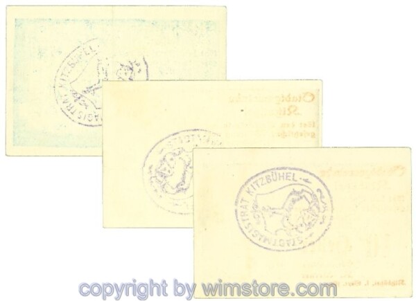 Kitzbühel, J00449IIIc, Serie 10, 20, 50 Heller; 1