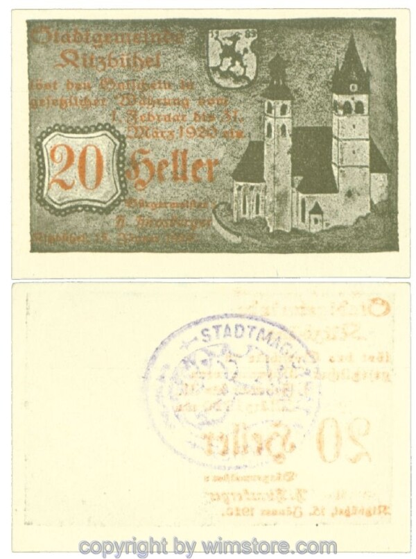 Kitzbühel, J00449IIIdx, 20 Heller; 1