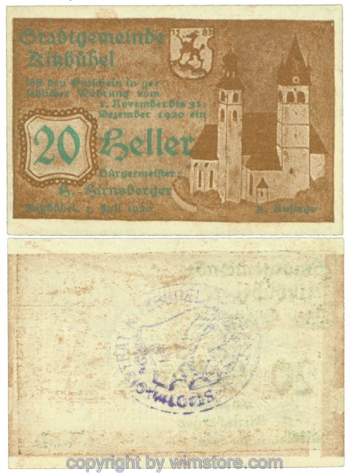 Kitzbühel, J00449IVe1x, 20 Heller; 1