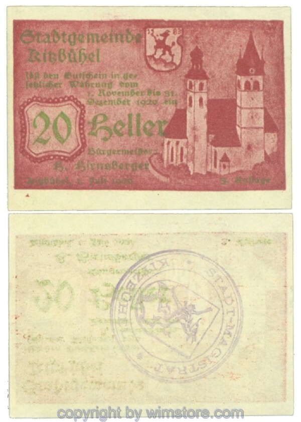 Kitzbühel, J00449IVe2x, 20 Heller; 1