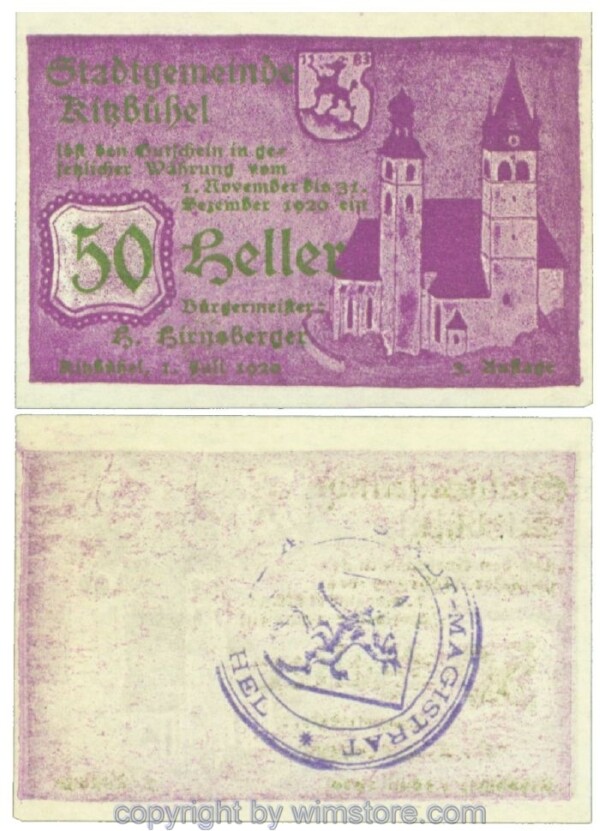 Kitzbühel, J00449IVe2x, 50 Heller; 1