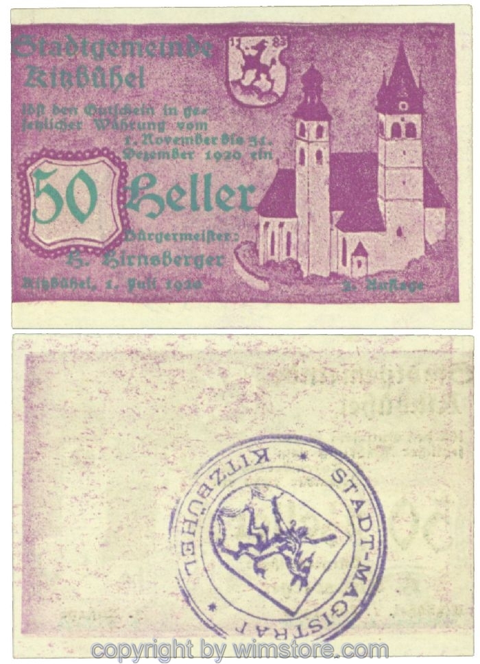 Kitzbühel, J00449IVe2x, 50 Heller; 1