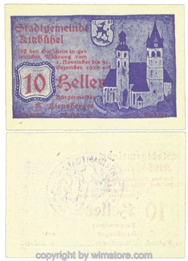 Kitzbühel, J00449IVf1, 10 Heller; 1