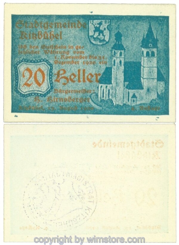 Kitzbühel, J00449IVf1, 20 Heller; 1