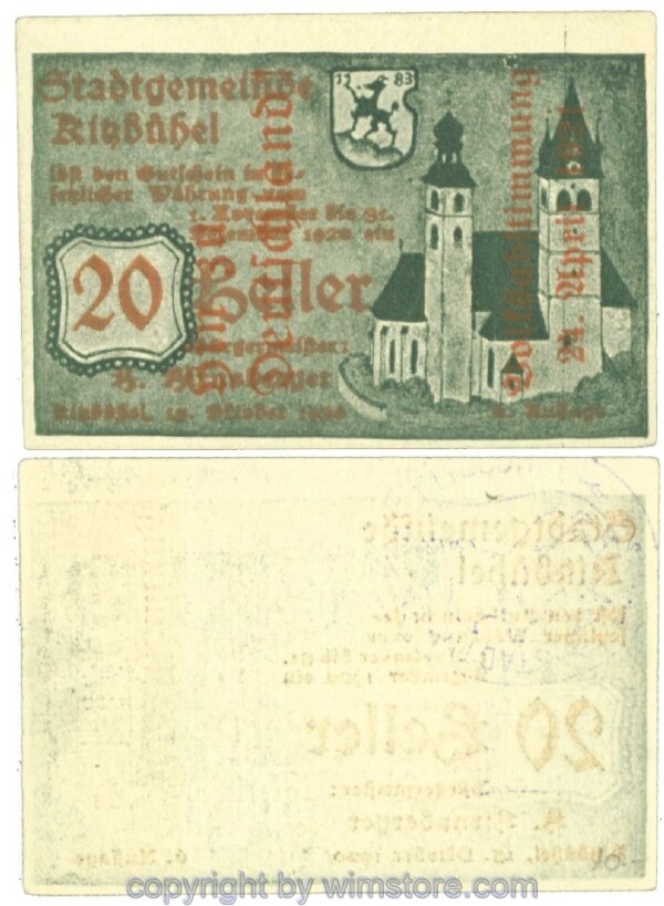 Kitzbühel, J00449Ss, 20 Heller; 1
