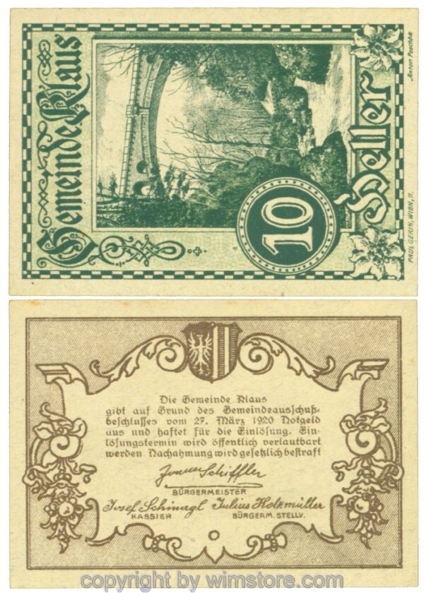 Klaus, J00454Ia, 10 Heller; 1