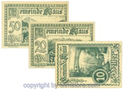 Klaus, J00454Id, Serie 10, 20, 50 Heller; 1
