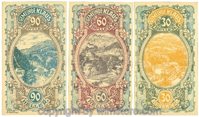 sn107679 Klaus, J00454IIIb, Serie 30, 60, 90 Heller; 1