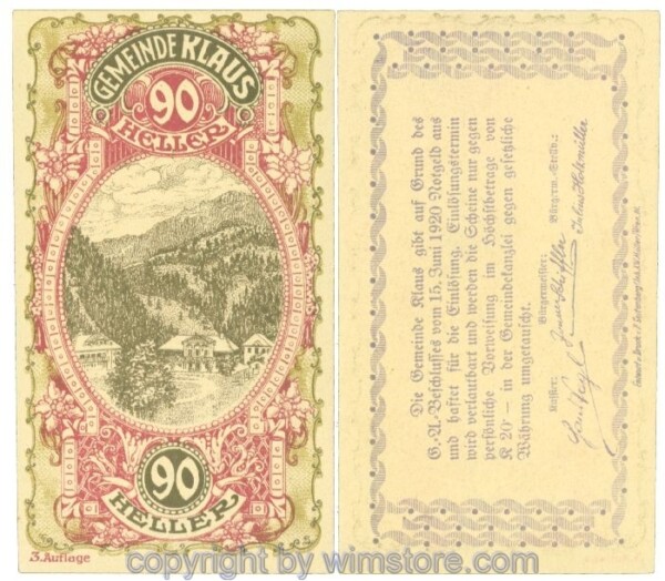 Klaus, J00454IIIc, 90 Heller; 1