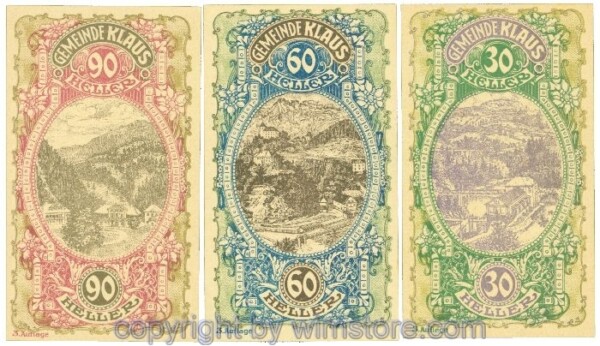 Klaus, J00454IIIc, Serie 30, 60, 90 Heller; 1