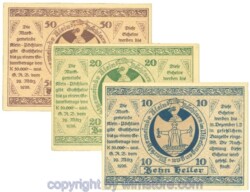 Klein-Pöchlarn, J00457a, Serie 10, 20, 50 Heller; I