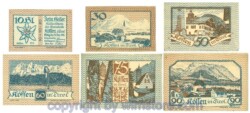 Kössen, J00468a, Serie 20, 30, 50, 60, 75, 90 Heller; 1